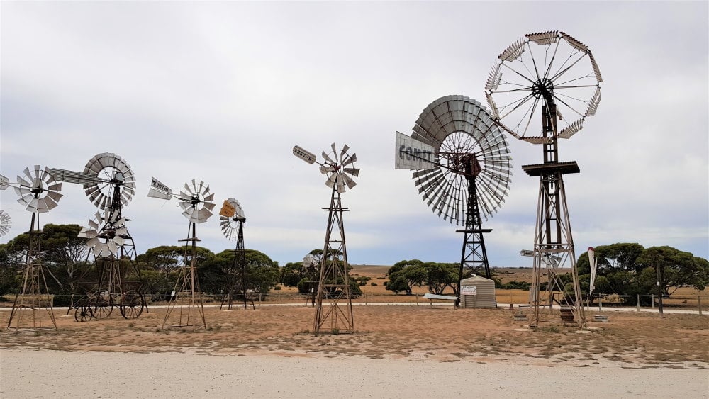 Australia's biggest windmill at Penong South Australia