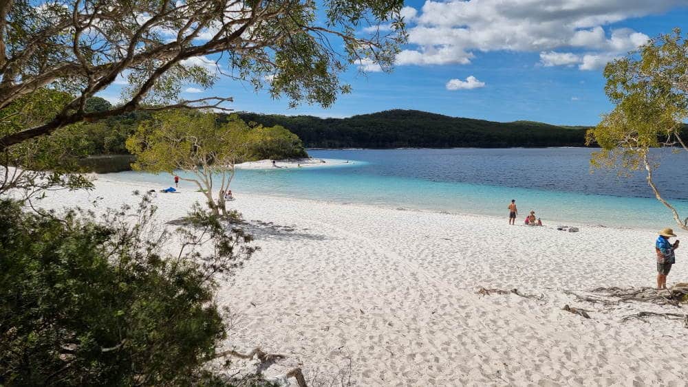 Lake McKenzie on Fraser Island part was a highlight of our road trip in Australia