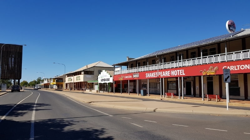 Barcaldine CBD one of the popular outback towns of Queensland
