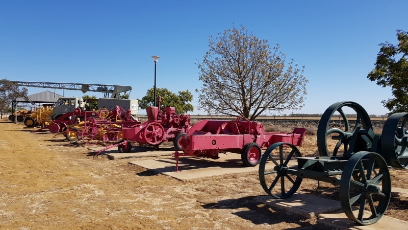 Machinery Mile at Ilfracombe. One of our favourite outback Queensland towns