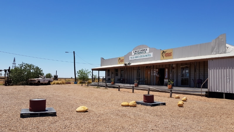 Walkabout Creek Hotel at the small outback Queensland town of McKinlay