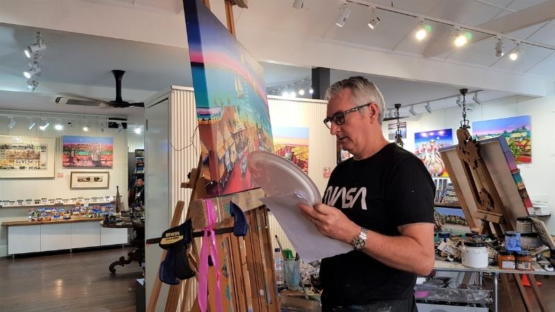 Artist in Broome