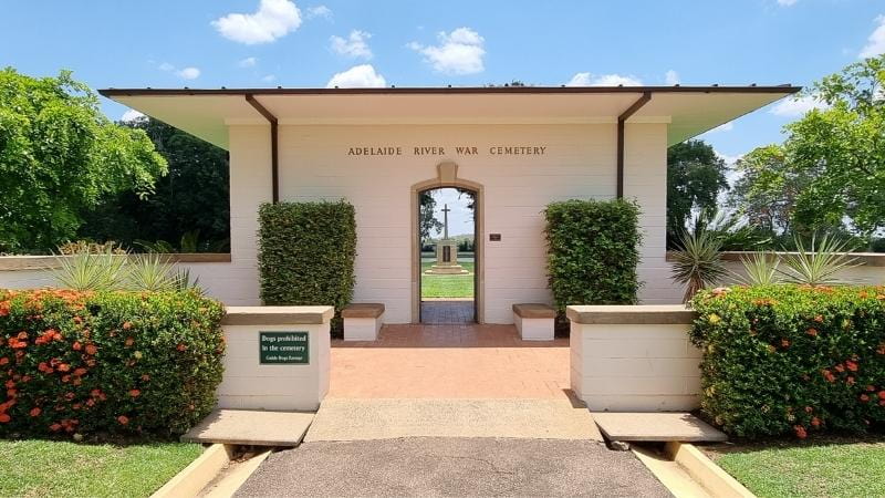 Visit Adelaide River War Cemetery on your road trip from Darwin to Alice Springs