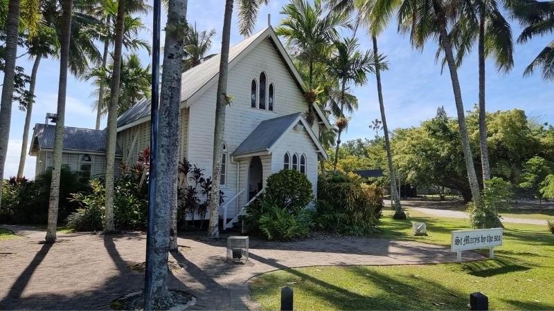 Visit St Marys by the sea during your Cairns to Port Douglas drive