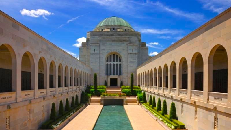 The Australian War Memorial should not be missed and is one of the top famous Australian landmarks to visit when in Canberra